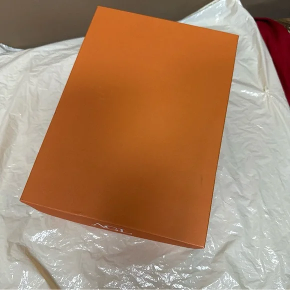 AGL Attilio Giusti Leombruni Empty Shoe Replacement Box 12.25 X8.75 X4.5” Orange - Picture 6 of 9